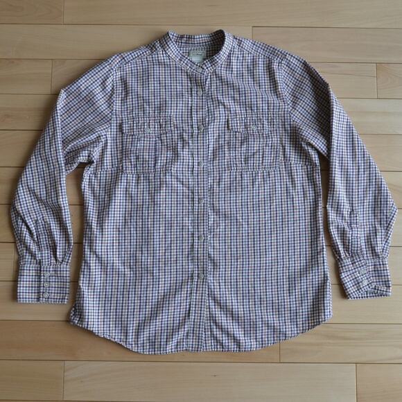 LL Bean Button Down Shirt Plaid - Picture 1 of 4